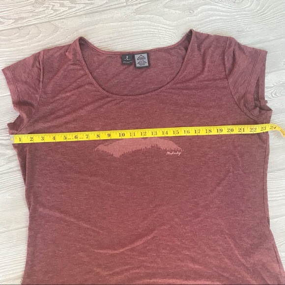 MCKINLEY Dry-Climate Tee in Heathered Rose - Picture 7 of 7